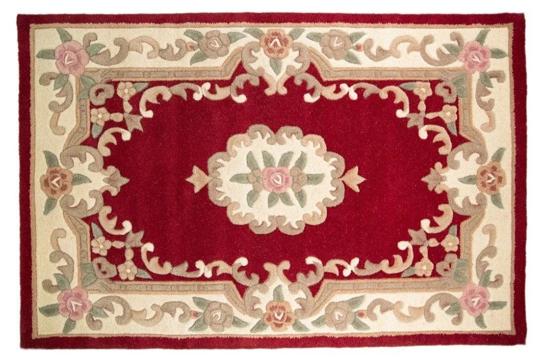 vloerkleed Lotus 75x150 100%wol nieuw schitterend!!, Comfortabel kwaliteit stijlvol klassiek, Nieuw, 150 tot 200 cm, Rechthoekig