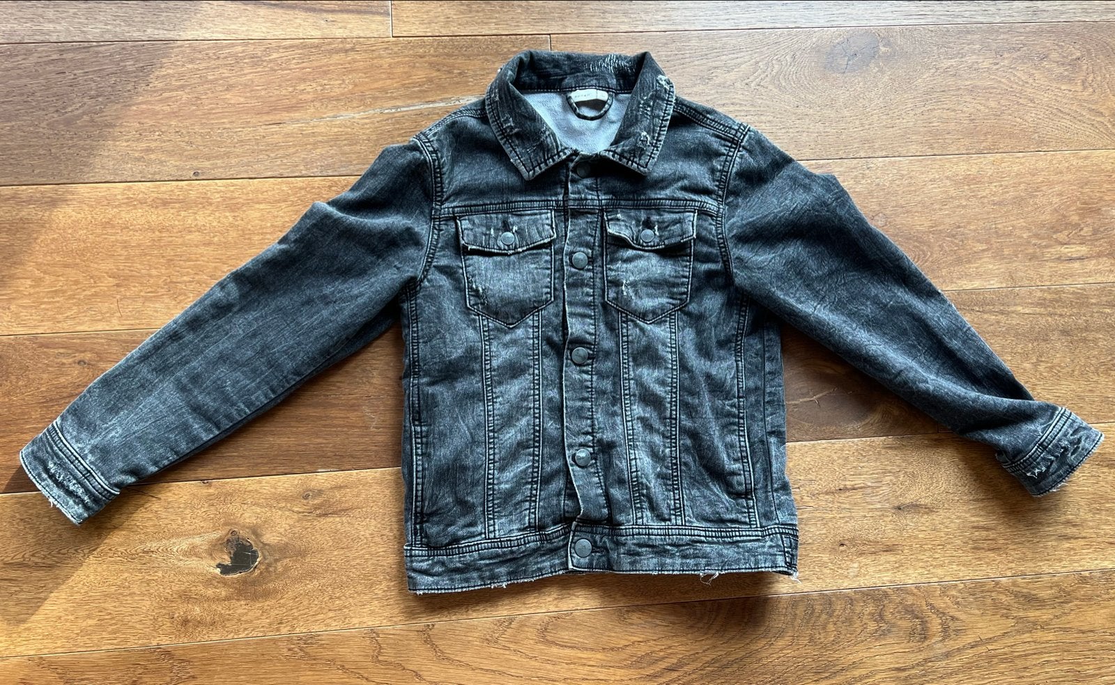 Stoere spijkerjas van Name It, maat 140, Kinderen en Baby's, Ophalen of Verzenden, Gebruikt, Jongen, Jas