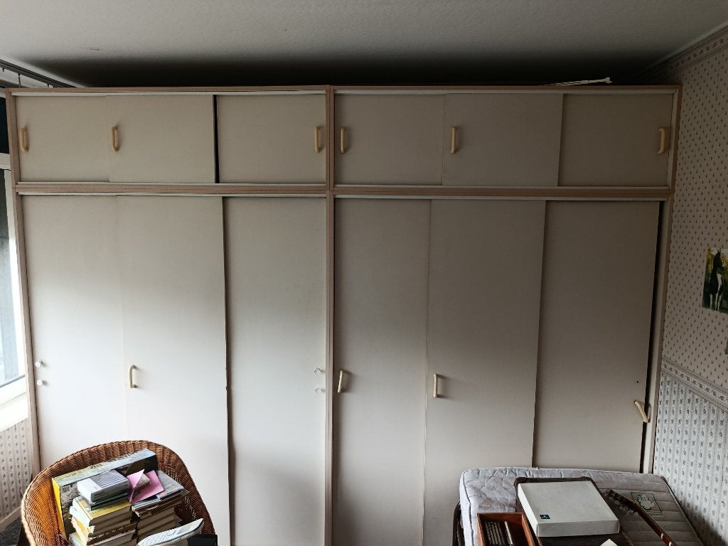 Kast wit 297 breed en 225 hoog gratis ophalen, Ophalen, Gebruikt, 200 cm of meer, 200 cm of meer