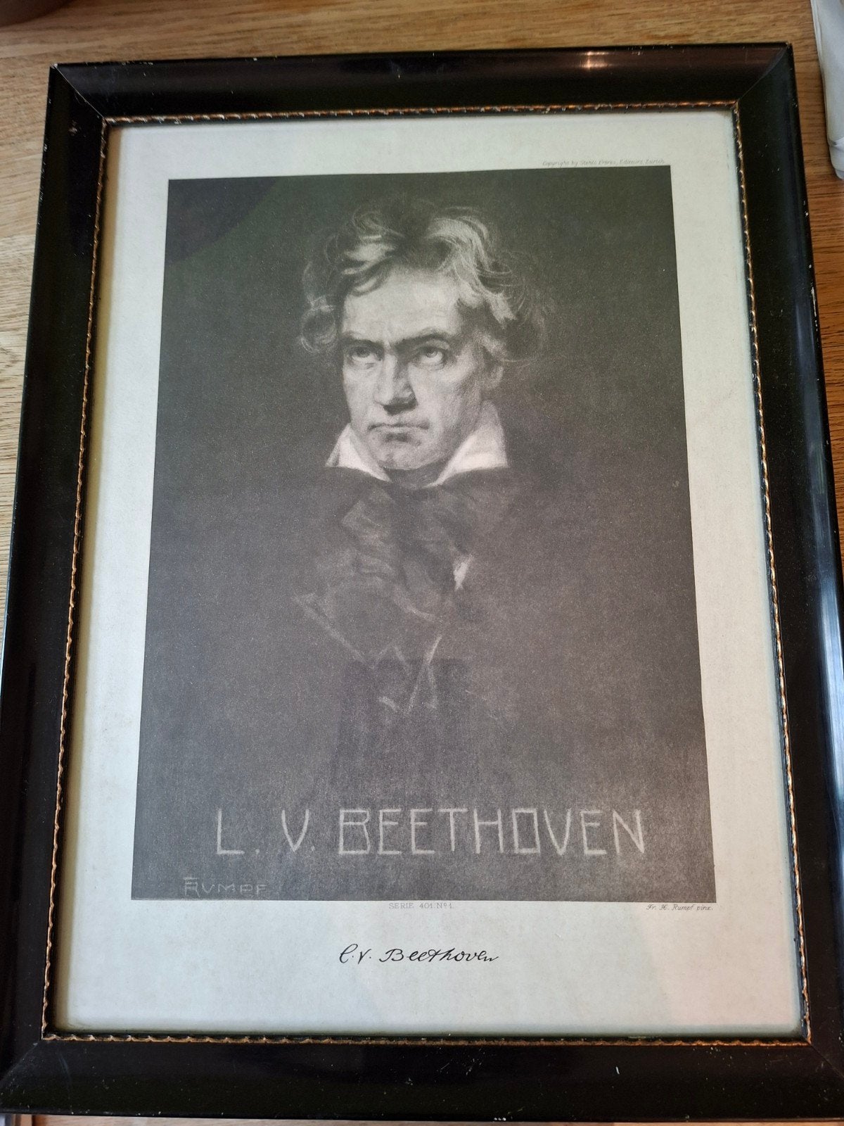 Portret Beethoven, Ophalen of Verzenden