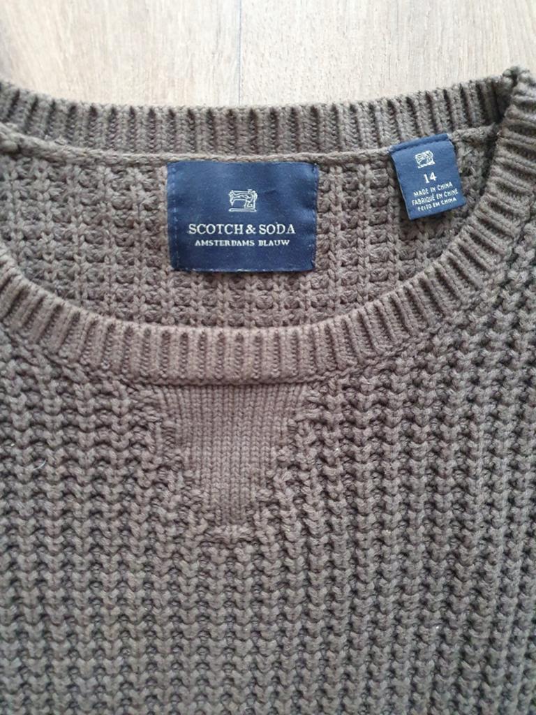 Scotch & Soda 164 trui jongen bruin, Ophalen of Verzenden, Jongen, Trui of Vest