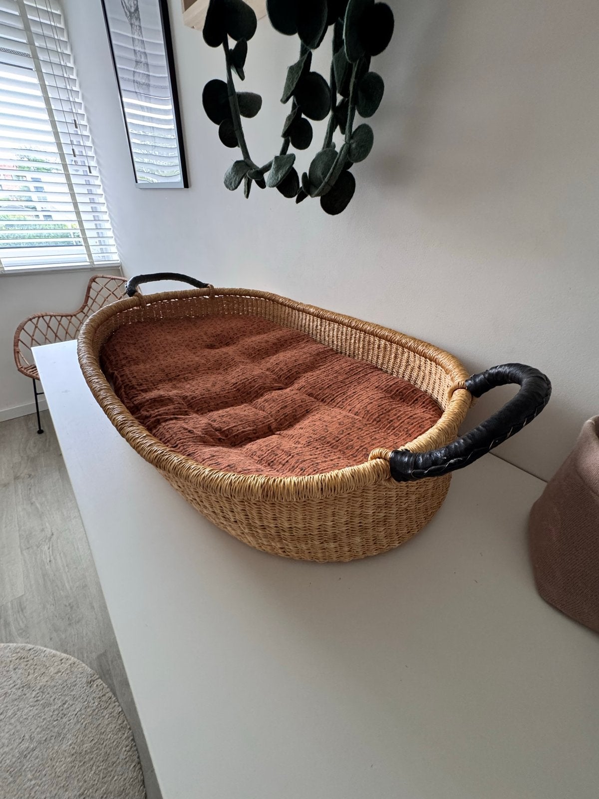 Petit Filippe Mozesmand met matrasje/kussen, Ophalen, Zo goed als nieuw, Wieg