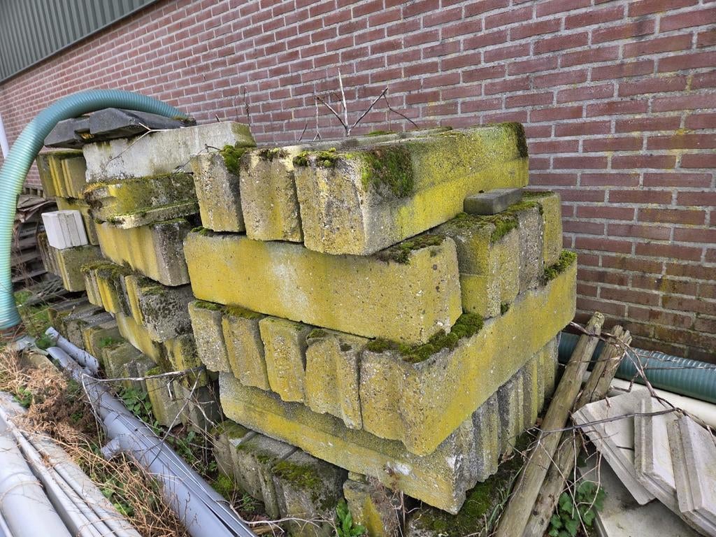 Trottoirbanden 20x25x100, Ophalen, Gebruikt, Beton