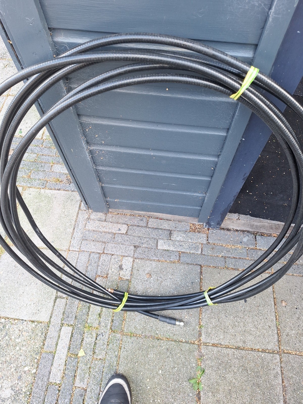 Coax kabel Selflex +_ 12 meter en H100 +_ 25 meter, Ophalen of Verzenden, Zo goed als nieuw