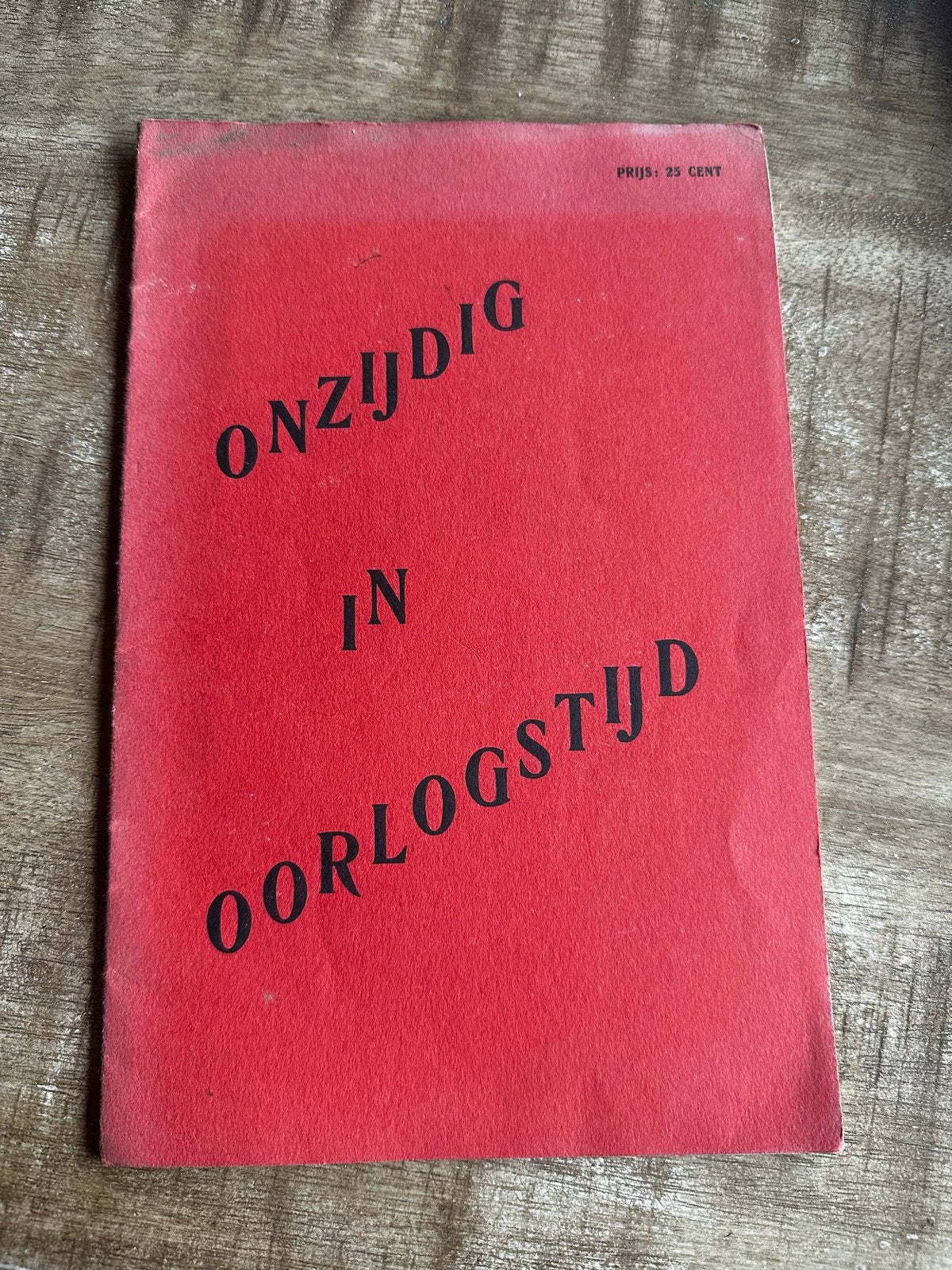 Onzijdig in Oorlogstijd - De Nieuwe Gids (1929), Ophalen of Verzenden, Voor 1940, Gelezen, Algemeen