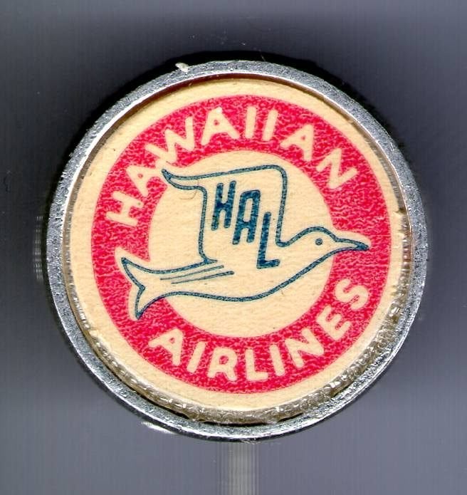 Hawaiian airlines alu vliegmaatschappij speldje( J_090), Verzenden, Zo goed als nieuw, Transport, Speldje of Pin