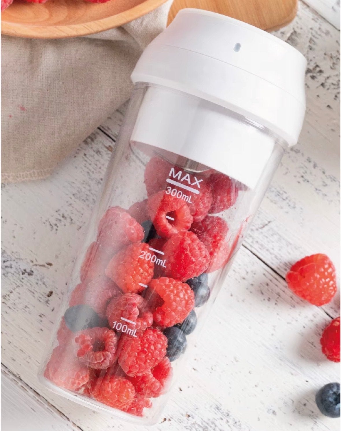USB Oplaadbare Mini beker Blender - Wit, Ophalen of Verzenden, Nieuw, Blender to go