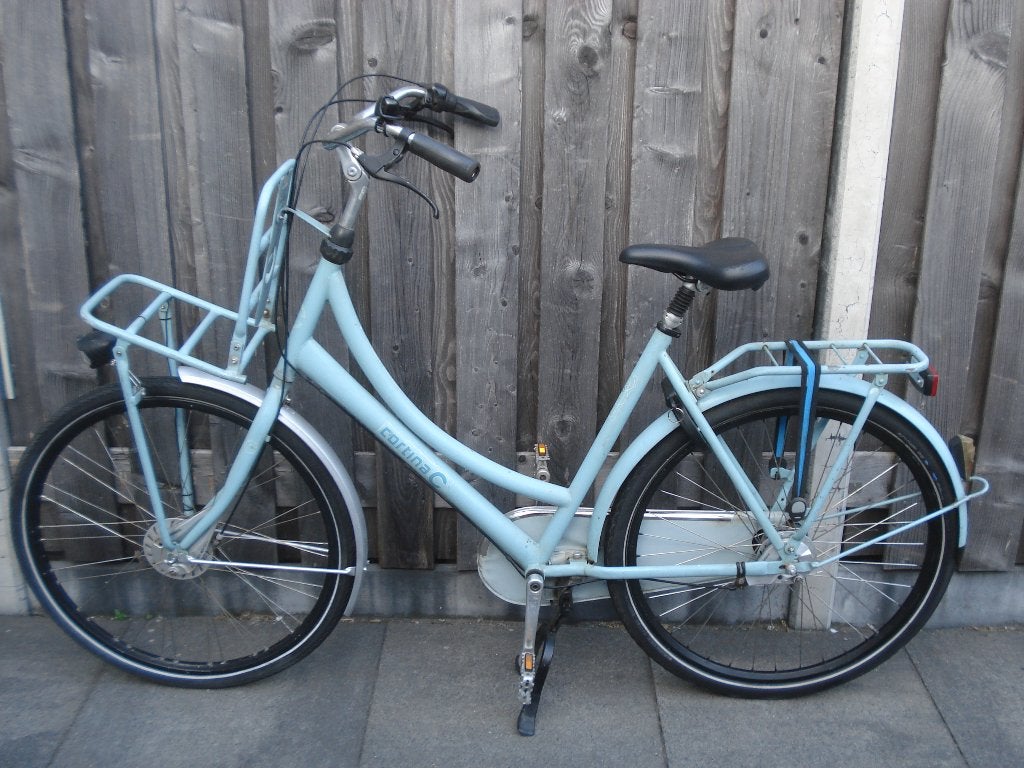 Een nette en stevige NL stadsfiets CORTINA 28 inch 3 vers, Versnellingen, 56 cm of meer, Zo goed als nieuw, Ophalen