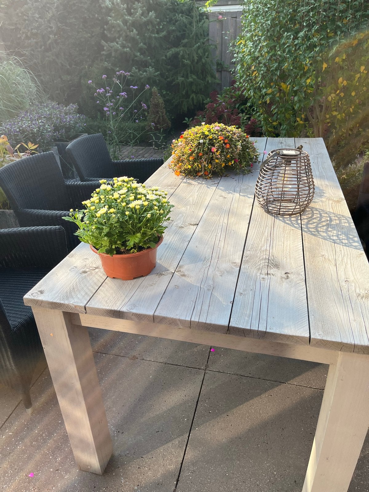 Foto 4 van Stijgerhouten tuintafel 97x220 cm