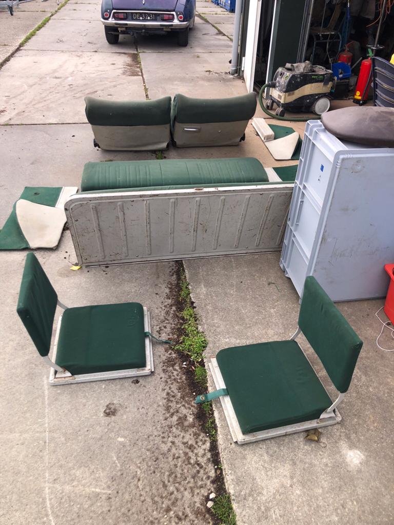 ID DS Break groen interieur met 2 strappontins, Ophalen of Verzenden, Gebruikt, Citroën