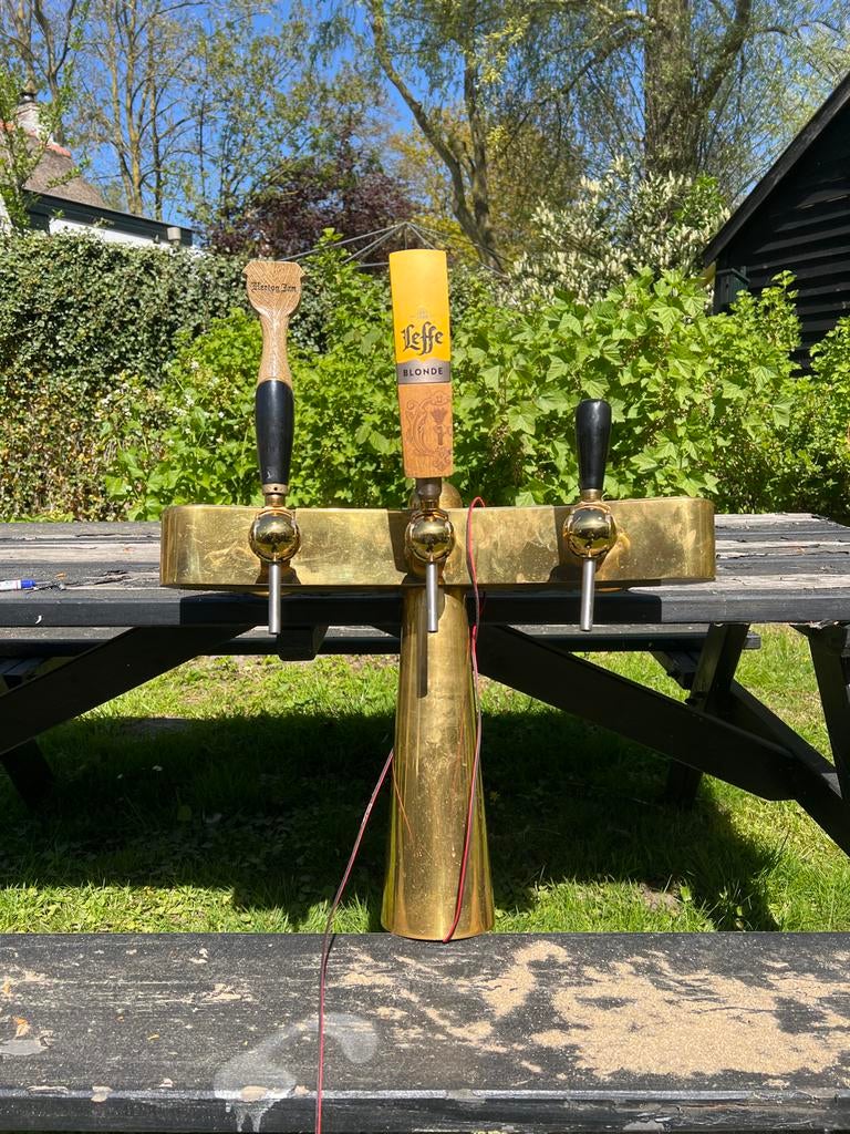 Bierzuil met 3 tappunten - Leffe, Hertog Jan, Weizener, Verzamelen, Ophalen