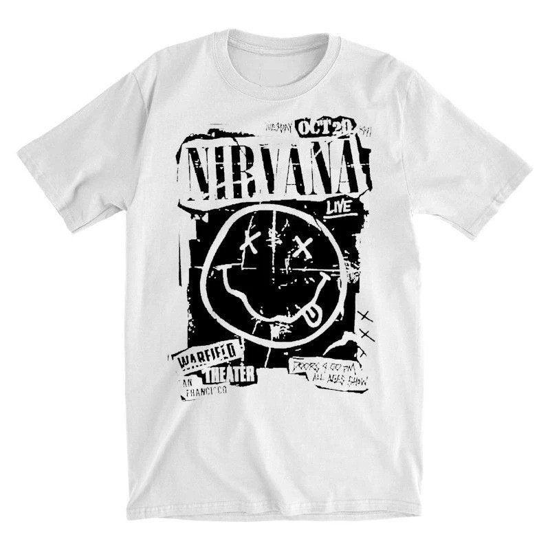 Band T-shirt Nirvana - Warfield Theater