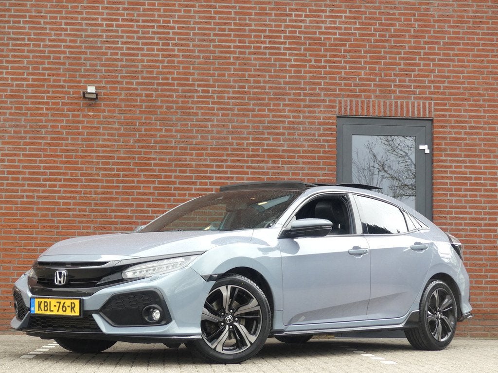 Honda Civic 1.5 i-VTEC Sport Plus / Panoramadak (bj 2020), Auto's, Honda, 15 km/l, Leder, Bedrijf, Automatische klimaatregeling