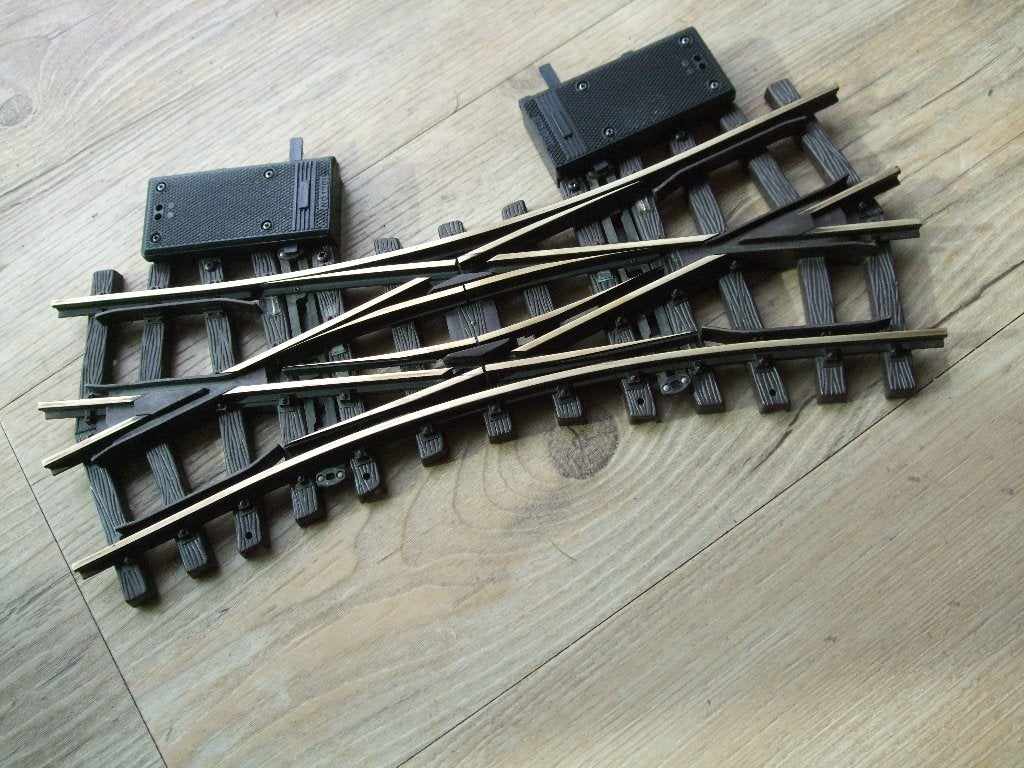 LGB kruiswissel, Gebruikt, Gelijkstroom, Rails, Ophalen of Verzenden