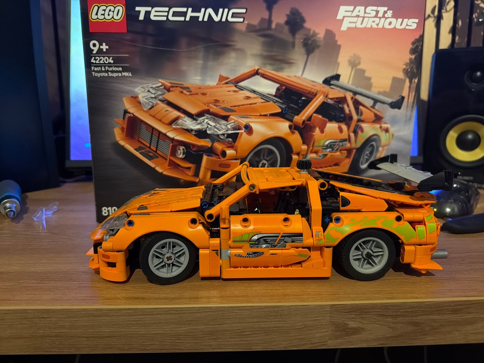 Lego Technic Fast & Furious Toyota Supra MK4 (42204), Auto, 1:32 tot 1:50, Zo goed als nieuw, Ophalen