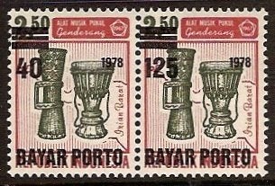 Indonesie Port 77/79A postfris 1978, Ophalen of Verzenden, Postfris, Zuidoost-Azië