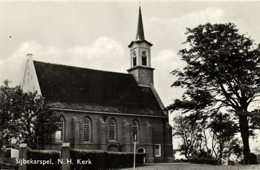 Sijbekarspel, N.H. Kerk - beschreven, Ophalen of Verzenden, 1960 tot 1980, Ongelopen, Noord-Holland