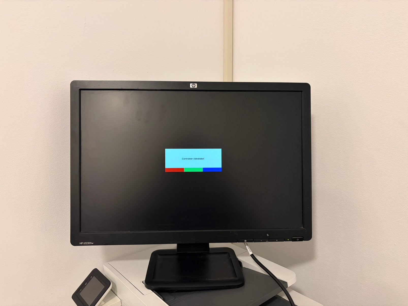 HP Le2201w zwart TV, Computers en Software, Monitoren, Gebruikt, Full HD, Ophalen of Verzenden, LED