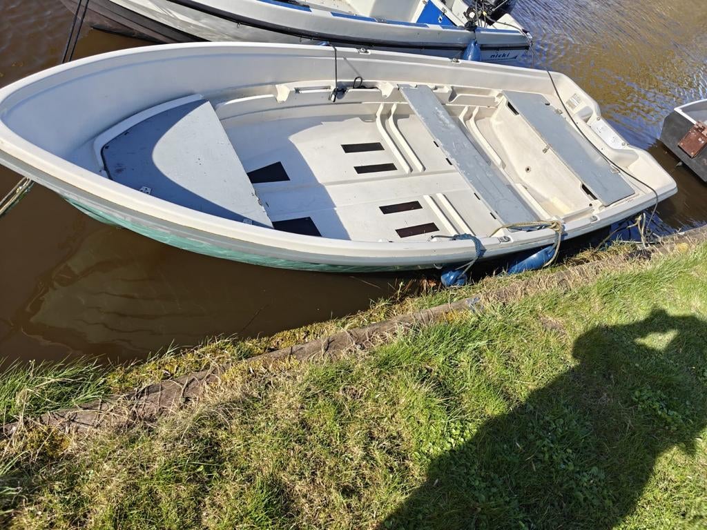 Terhi 440 met Tohatsu 8pk 4 takt buitenboordmotor, Watersport en Boten, Ophalen, Gebruikt, Minder dan 10 pk, Tot 6 meter