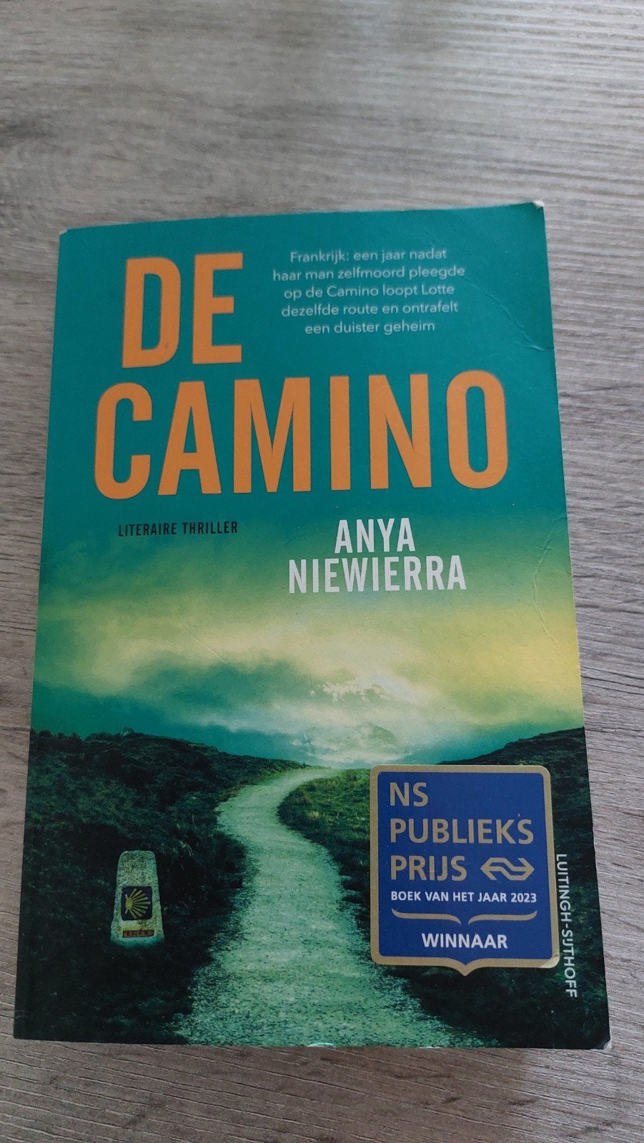 De Camino - Anya Niewierra (NS Publieksprijs winnaar), Boeken, Ophalen, Zo goed als nieuw, Anya Niewierra