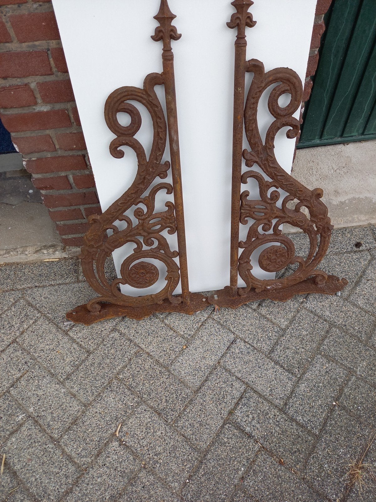 Smeedijzer sierstukken en plantenbak, Tuin en Terras, Ophalen, IJzer, Sierhekwerk