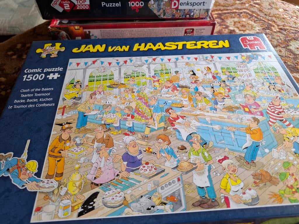 1500 stukjes van haasteren puzzel, Ophalen, 500 t/m 1500 stukjes, Zo goed als nieuw