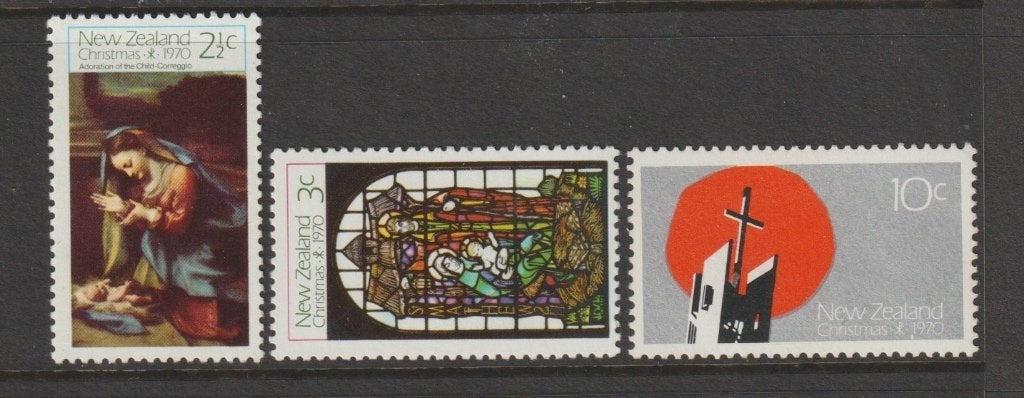 TSS Kavel 930259 Nieuw Zeeland pf met pl minr 546-548 kerst, Ophalen, Postfris