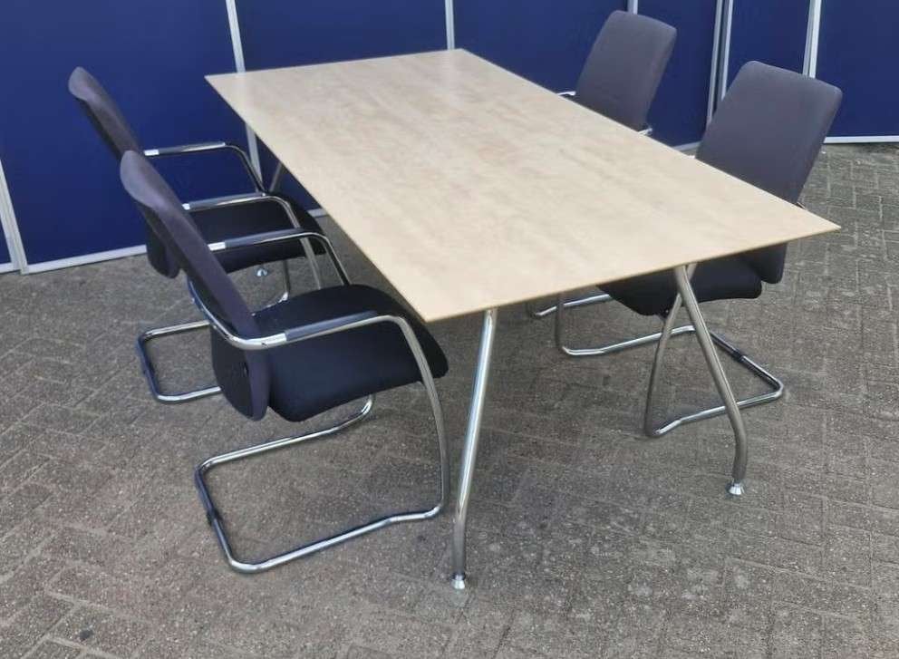 6x Vepa Onix design kantinetafel / vergadertafel ( 200x100 ), Demontabel, Postbus 95 – 7900 AB Hoogeveen, 100 cm, Ophalen of Verzenden