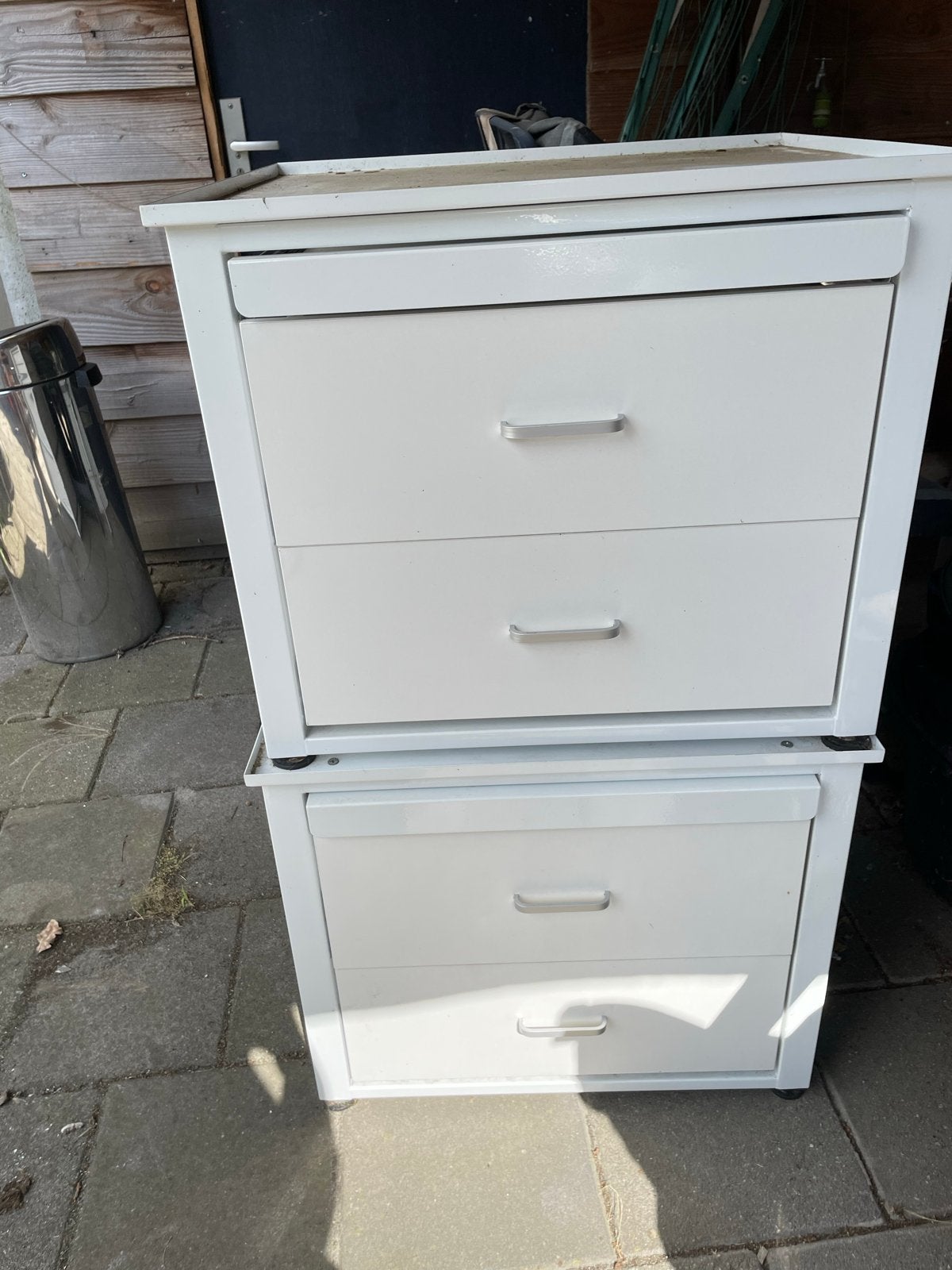 RVS Kastje voor Wasmachine/Droger - Sterk en Duurzaam, Huis en Inrichting, Kasten | Overige, Ophalen, Gebruikt