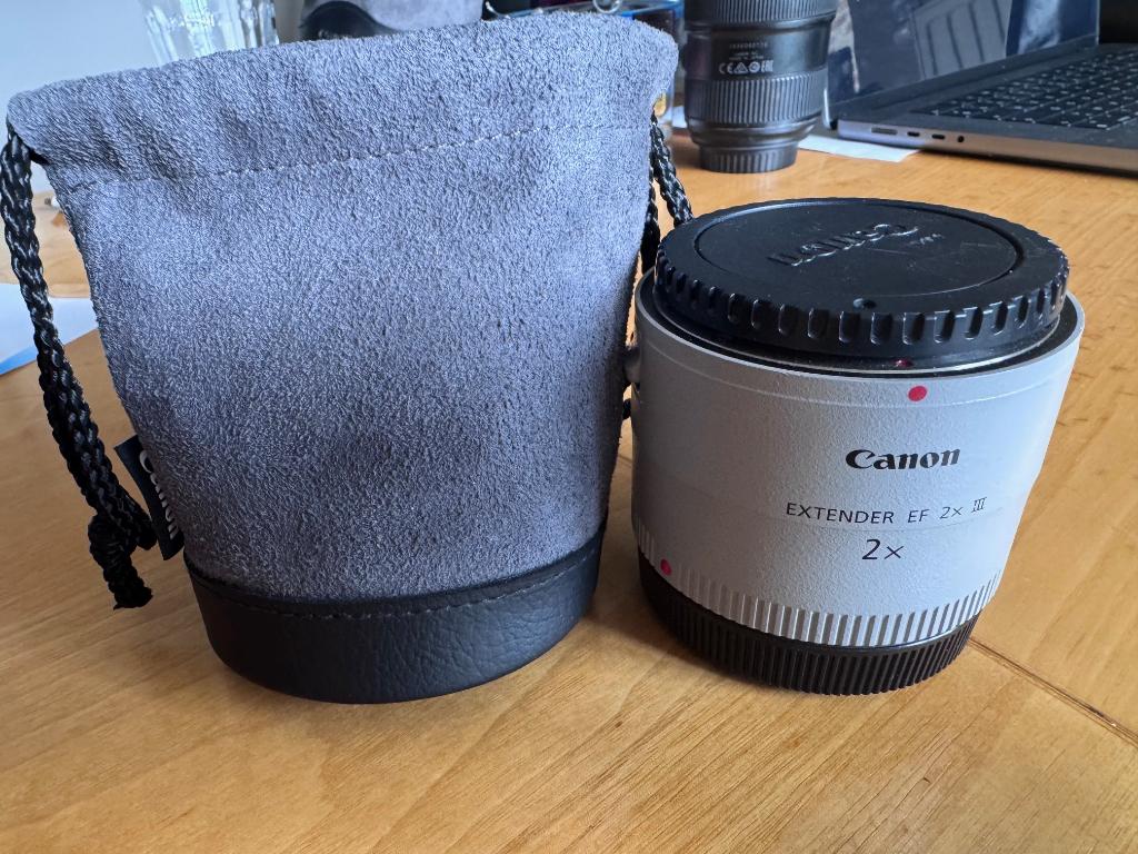 canon extender 2x iii, Audio, Tv en Foto, Fotografie | Lenzen en Objectieven, Ophalen, Zo goed als nieuw, Toebehoren
