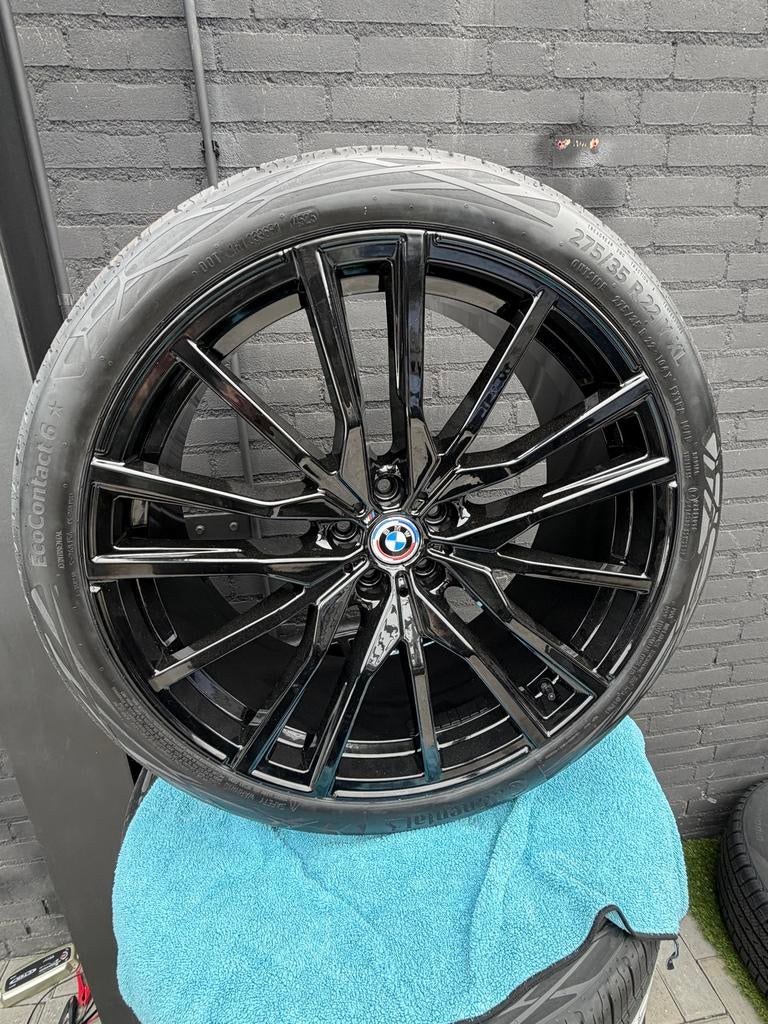 BMW X5 Velgen met Nieuwe Banden - 22 inch, Ophalen, Info@stippentexclusive.nl, 275 mm, Banden en Velgen