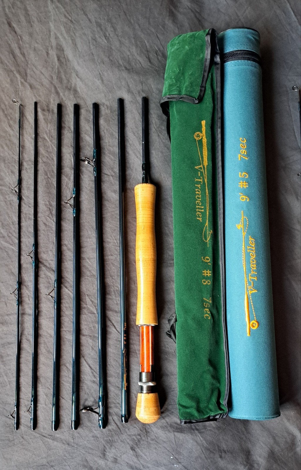 MAXCATCH TRAVEL V ROD   6#   9FT, Ophalen of Verzenden, Zo goed als nieuw, Werphengel