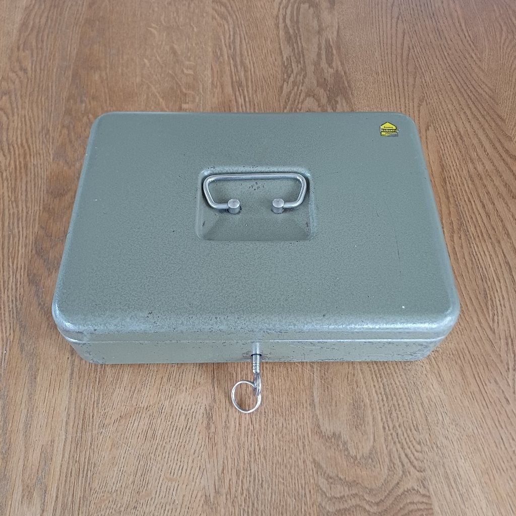 Brabantia geldkist met kleingeldlade, Verzamelen, Spaarpotten, Info.nederland@brabantia.com, Gebruikt, Ophalen of Verzenden, Overige thema's