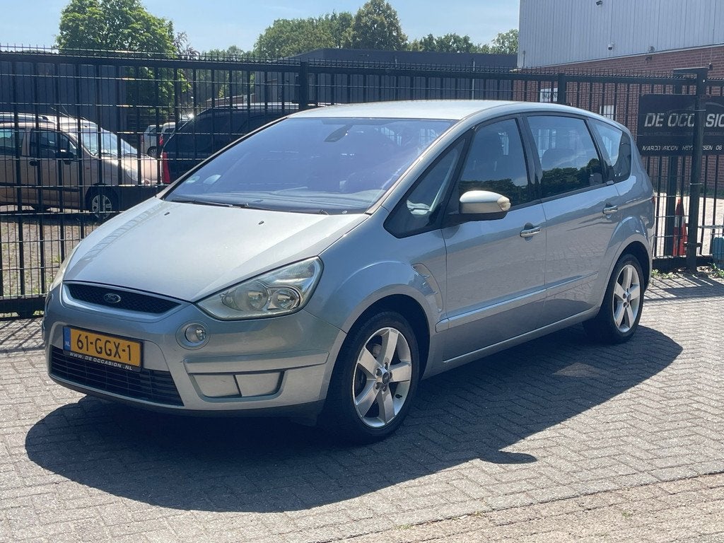 Ford S-Max 2.0-16V Limited 7 persoons, Auto's, Ford, Voorwielaandrijving, Stof, Gebruikt, Zwart