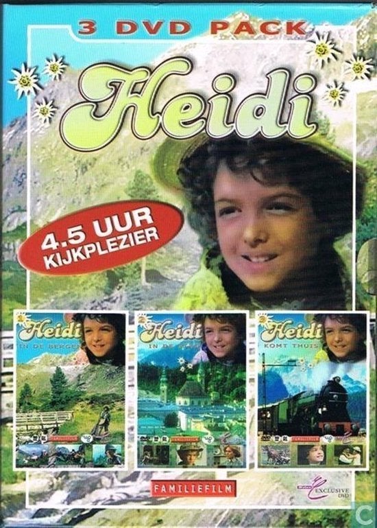 Heidi 3 dvd pack Nieuw in de folie (r3, Alle leeftijden, Verzenden, Nieuw in verpakking