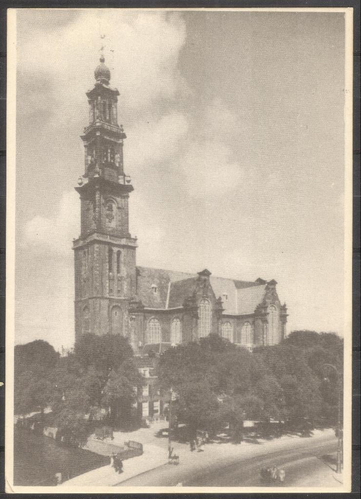 Amsterdam - Prinsengracht - Westerkerk, Verzenden, 1960 tot 1980, Ongelopen, Noord-Holland