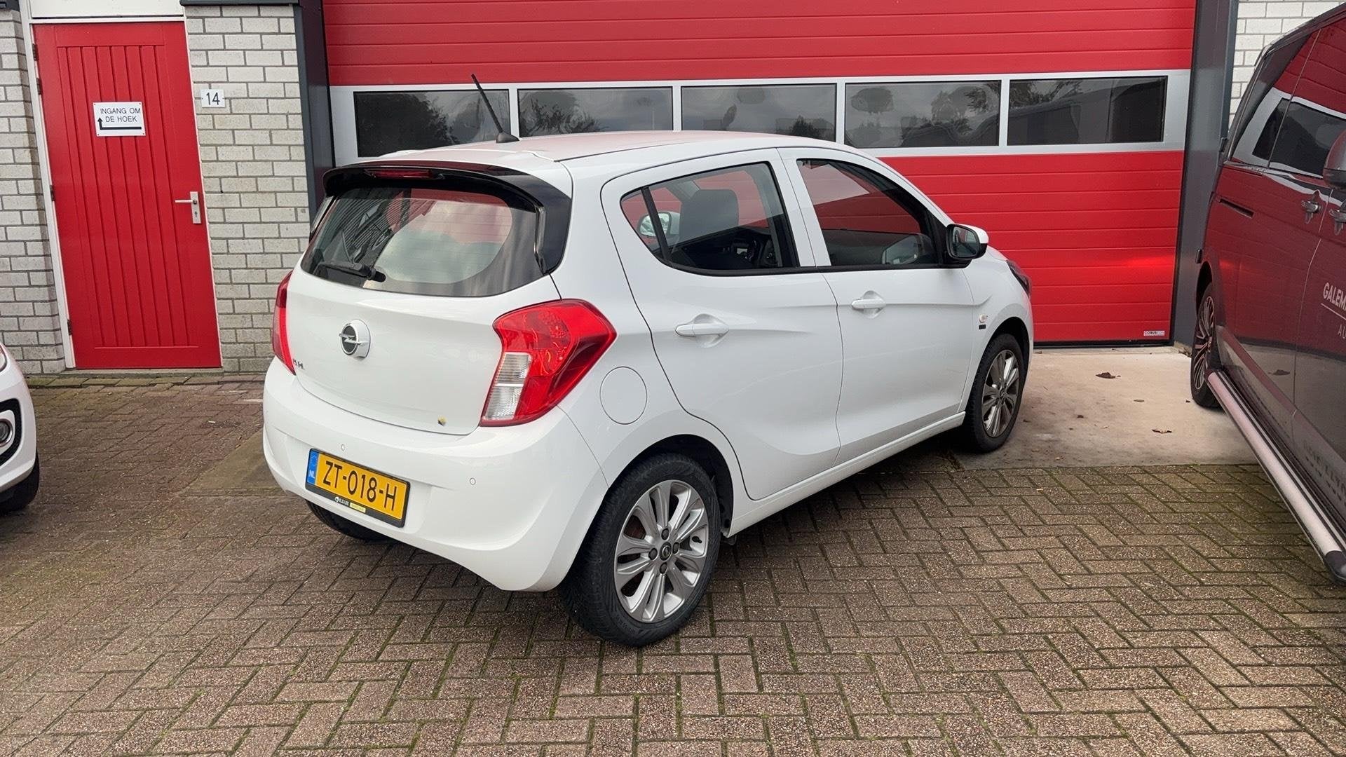 Opel KARL 1.0 ecoFLEX 120 Jaar Edition CRUISE / PDC / LMV /, Auto's, 839 kg, Stof, Gebruikt, Wit