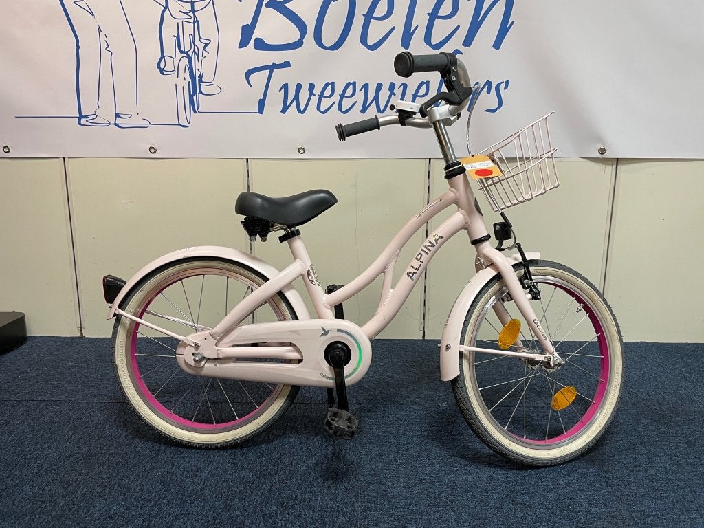Alpina Ocean 18 inch 30cm frame MEISJESFIETS Roze, Alpina, Niet ingevuld, 18 inch, Niet ingevuld