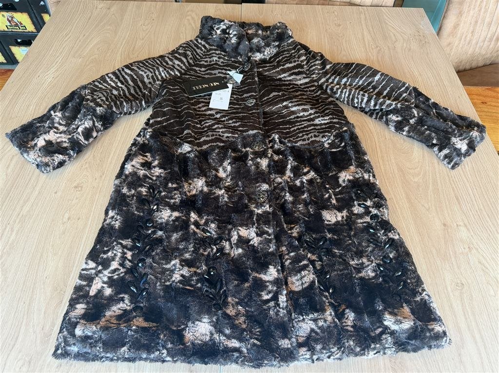 Dames Nepbont Jas - Neo Noble, Kleding | Dames, Ophalen of Verzenden, Zo goed als nieuw, Maat 38/40 (M)