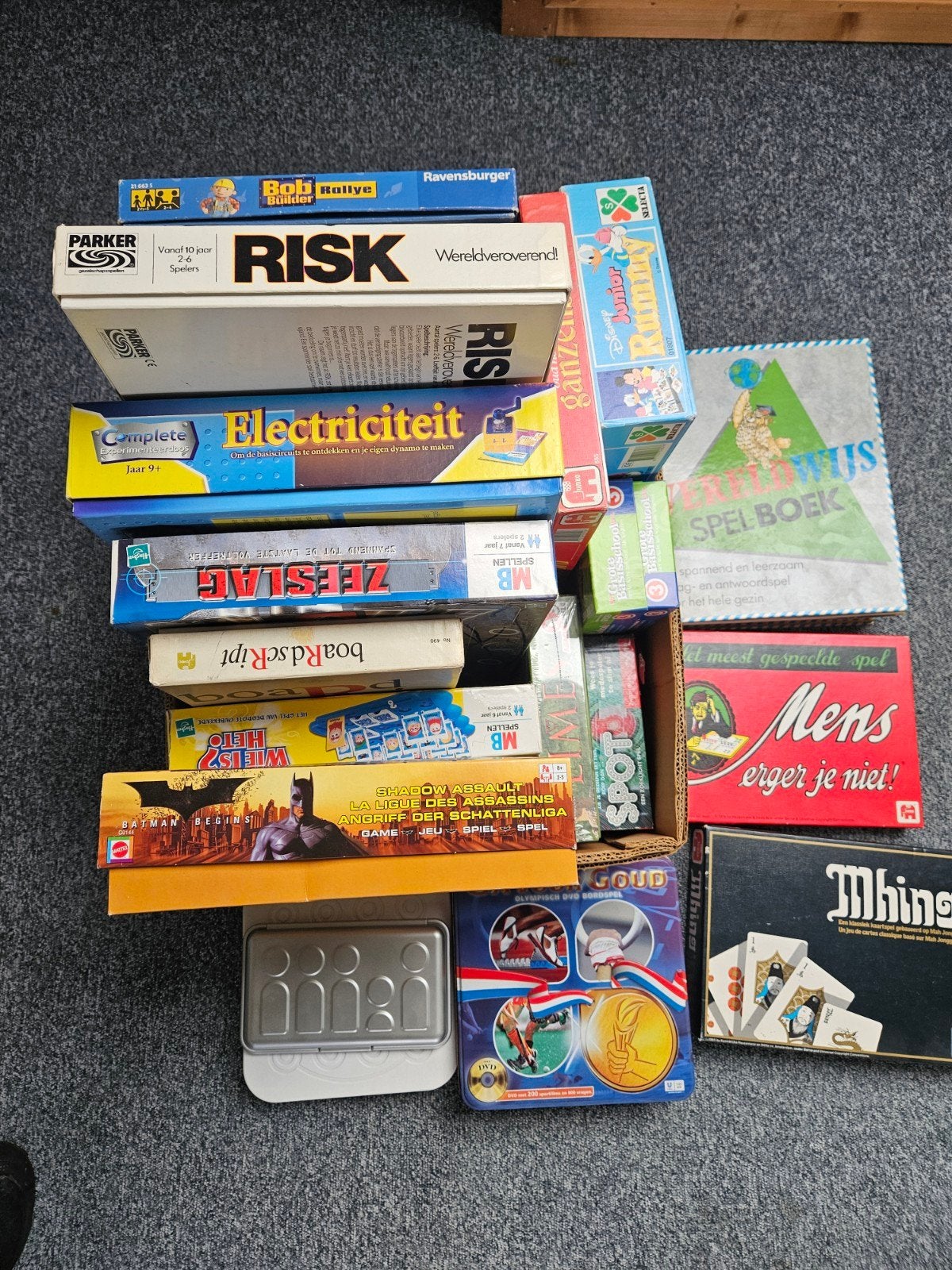 spellen allerlei, Ophalen