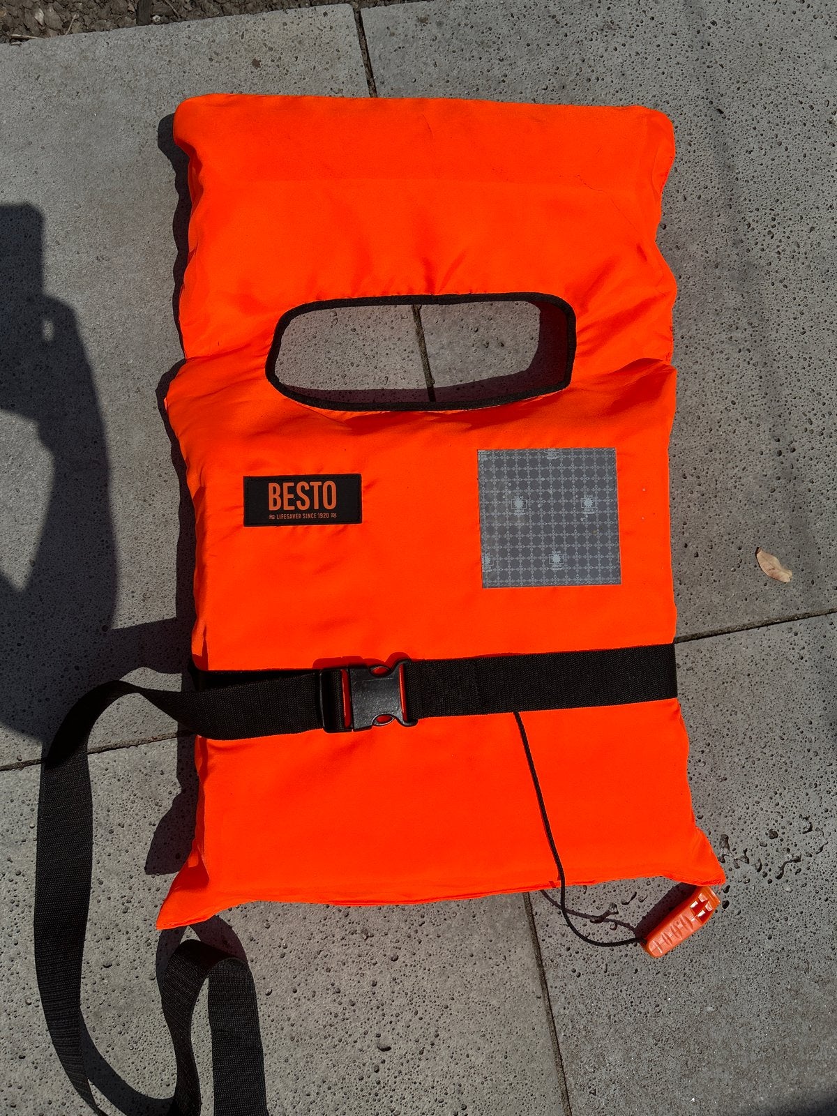BESTO reddingsvest 100N, oranje, 70+ kg, Ophalen, Zo goed als nieuw, Overige typen