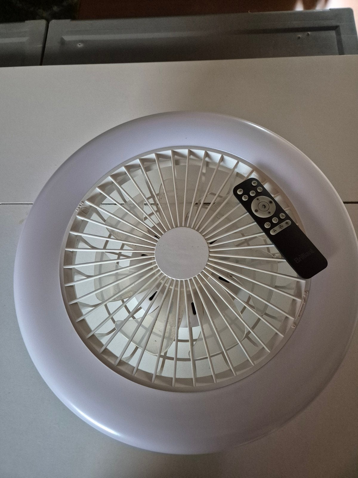 Brilliant Plafondventilator 42cm, Ophalen, Ventilator met afstandsbediening, Nieuw, Plafondventilator