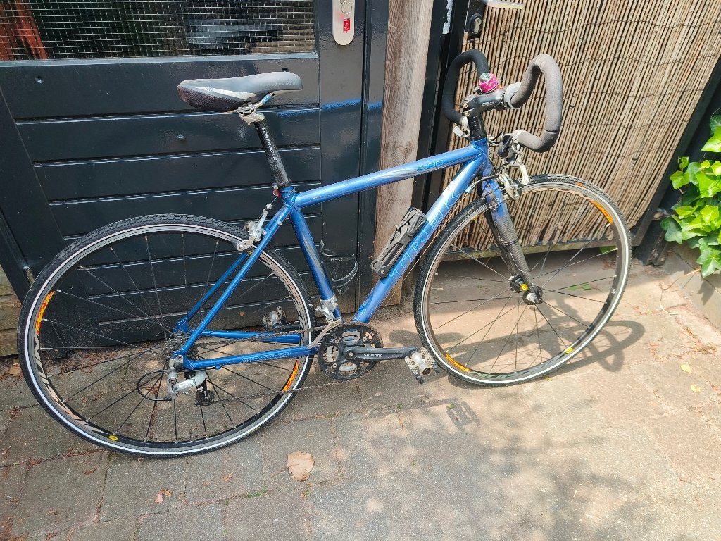 Racefiets Trek, Fietsen en Brommers, Fietsen | Racefietsen, Gebruikt, 26 inch, Velgrem, Aluminium
