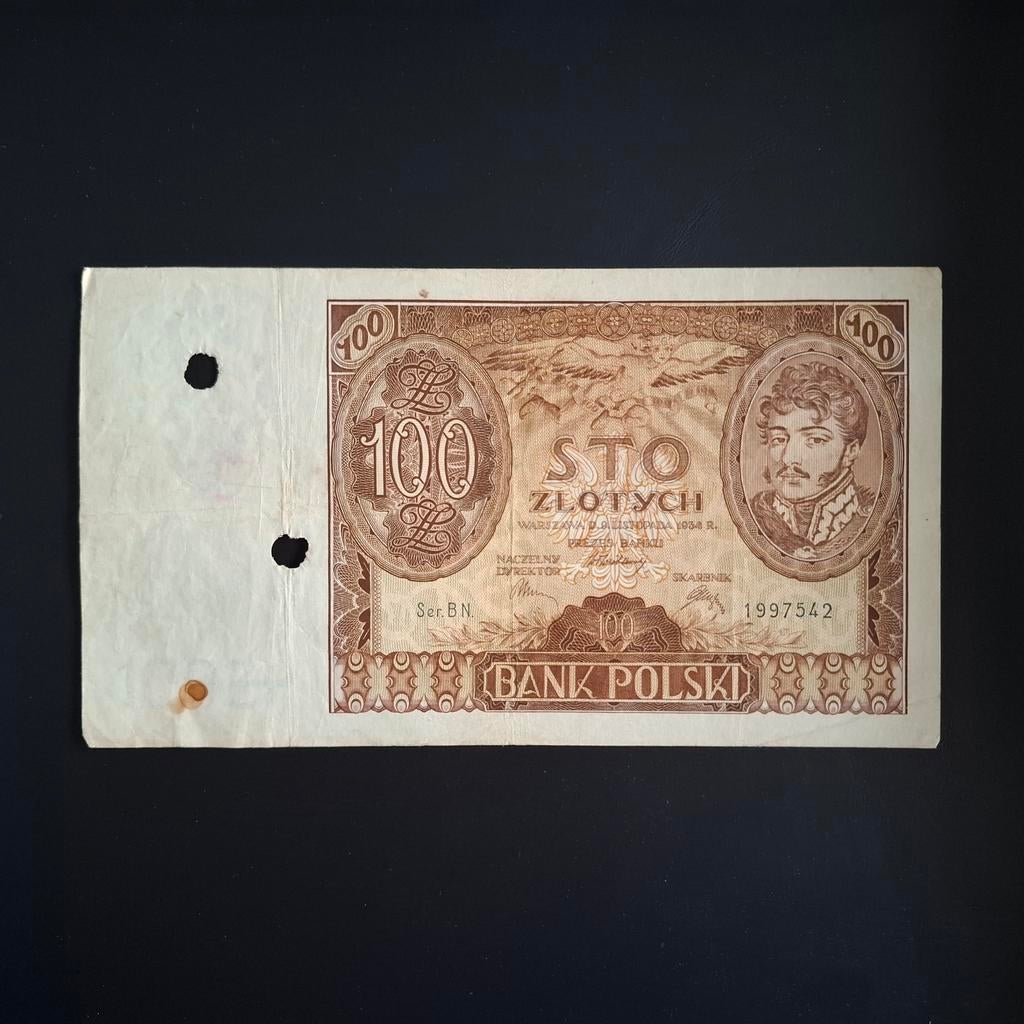 100 zloty Polen #036, Postzegels en Munten, Bankbiljetten | Europa | Niet-Eurobiljetten, Verzenden, Polen, Los biljet