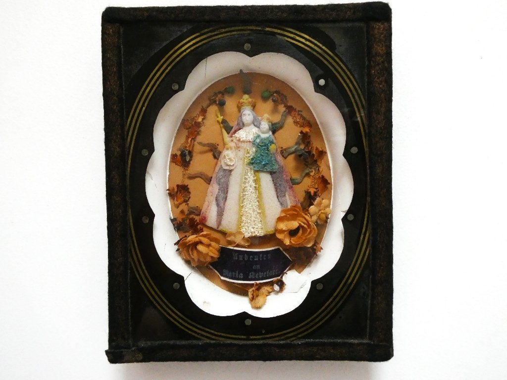 Aandenken van Maria Kevelaer van za. 1850 - 1900, Ophalen of Verzenden