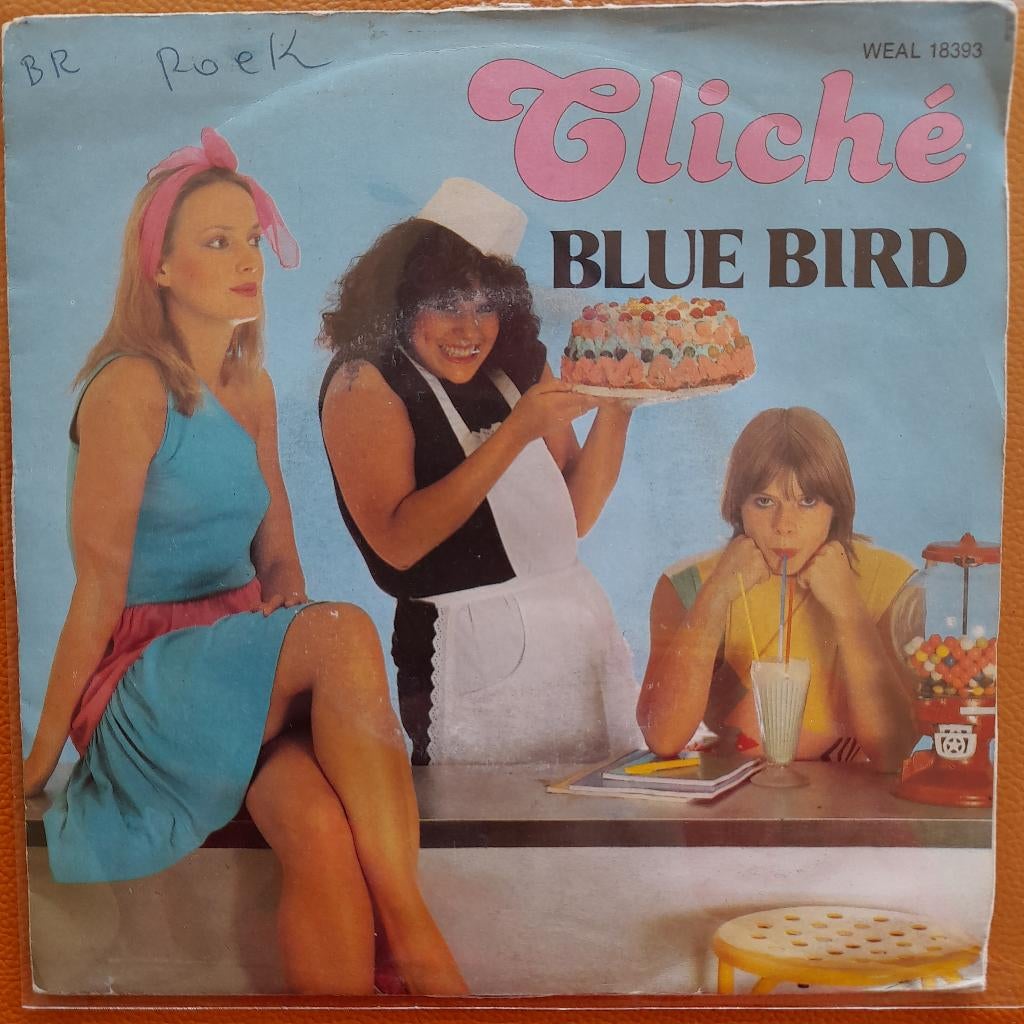 Cliché-Blue bird/Sexy girl 7'', Gebruikt, 7 inch, Single, Ophalen of Verzenden
