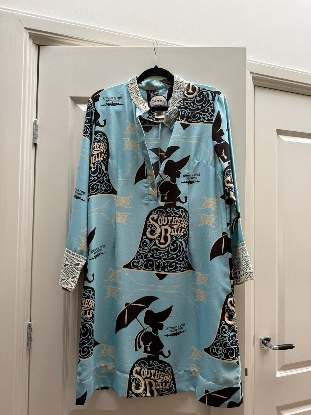 Almatrichi jurk maat 44, Kleding | Dames, Ophalen of Verzenden, Zo goed als nieuw, Blauw, Jurk