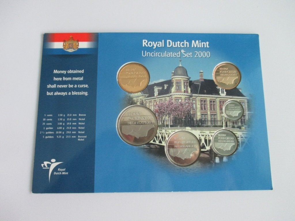 Jaarset 2000 unc, Postzegels en Munten, Ophalen of Verzenden, Koningin Beatrix, Overige waardes, Setje