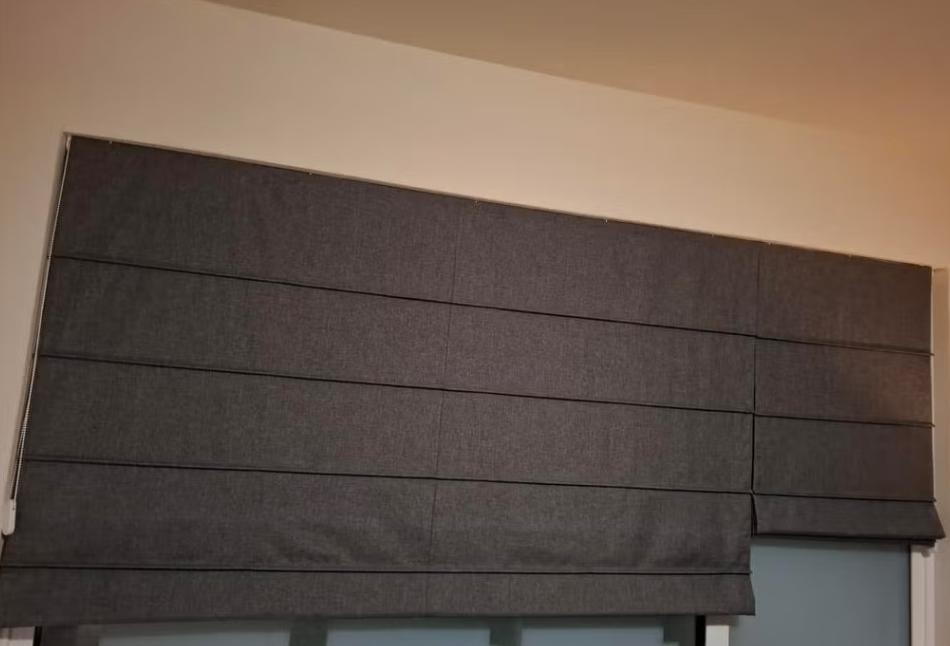 Verduisterend gordijn, Huis en Inrichting, Stoffering | Gordijnen en Lamellen, Ophalen, Nieuw, Grijs, 200 cm of meer