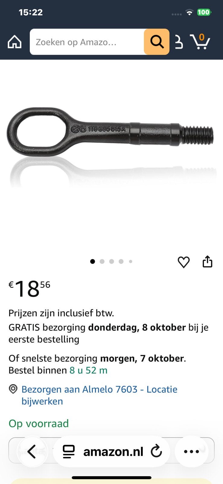 Auto Sleepoog Nieuw! Audi  Vw Golf Polo Seat Skoda  15 euro, Ophalen of Verzenden, Zo goed als nieuw